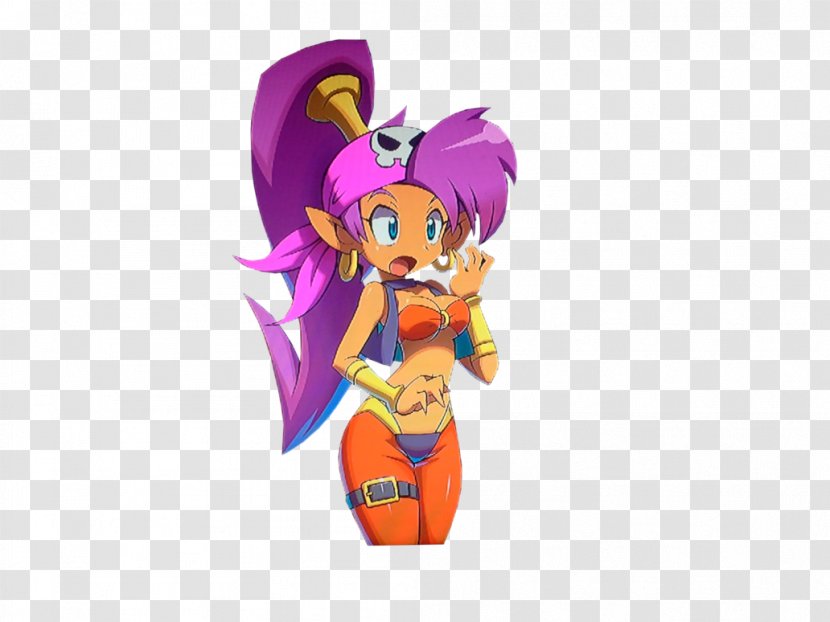 Shantae And The Pirate's Curse Shantae: Half-Genie Hero Risky's Revenge Piracy Fan Art - Purple - Pirate S Transparent PNG