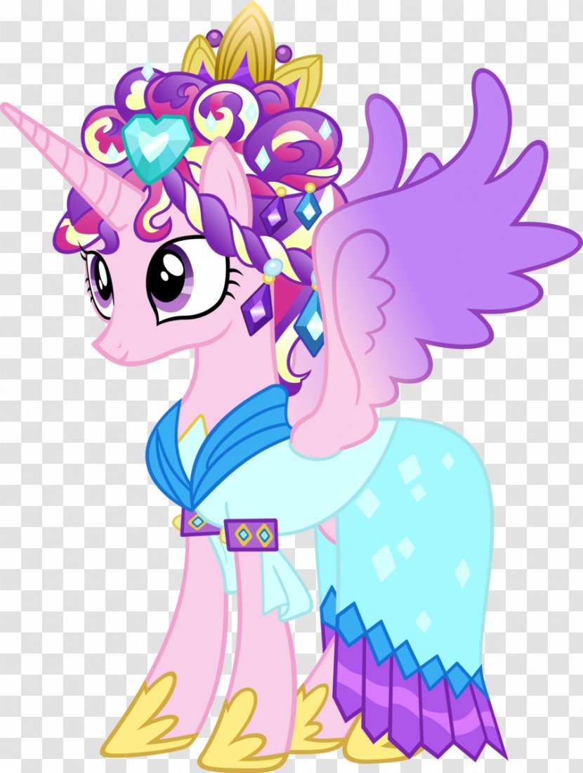 Princess Cadance Twilight Sparkle Pony Rainbow Dash Dress - Mythical Creature Transparent PNG