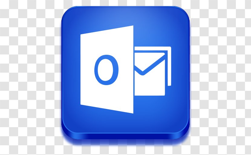 Microsoft Outlook Outlook.com Office - Electric Blue Transparent PNG