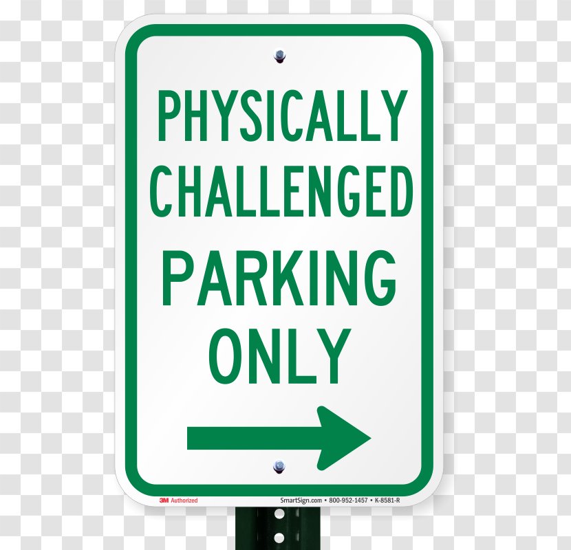 Disabled Parking Permit Car Park Disability Pedestrian - Sign Transparent PNG