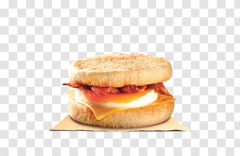 English Muffin Hamburger Fast Food Breakfast Sandwich - Bocadillo - Egg Roll Transparent PNG
