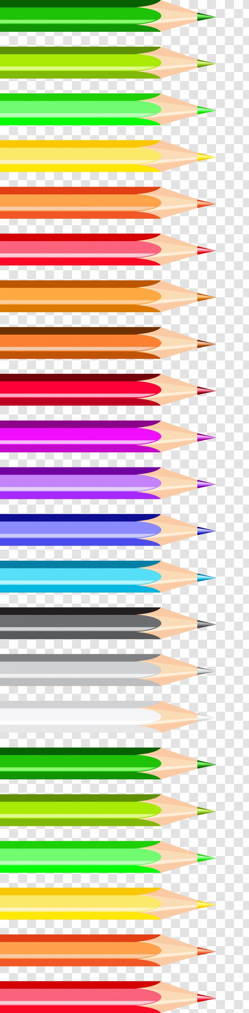 Graphics Pencil Clip Art - Transparent Deco Pencils Vector Clipart Transparent PNG