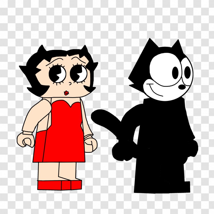 Felix The Cat Betty Boop Mickey Mouse Oswald Lucky Rabbit - Silhouette Transparent PNG