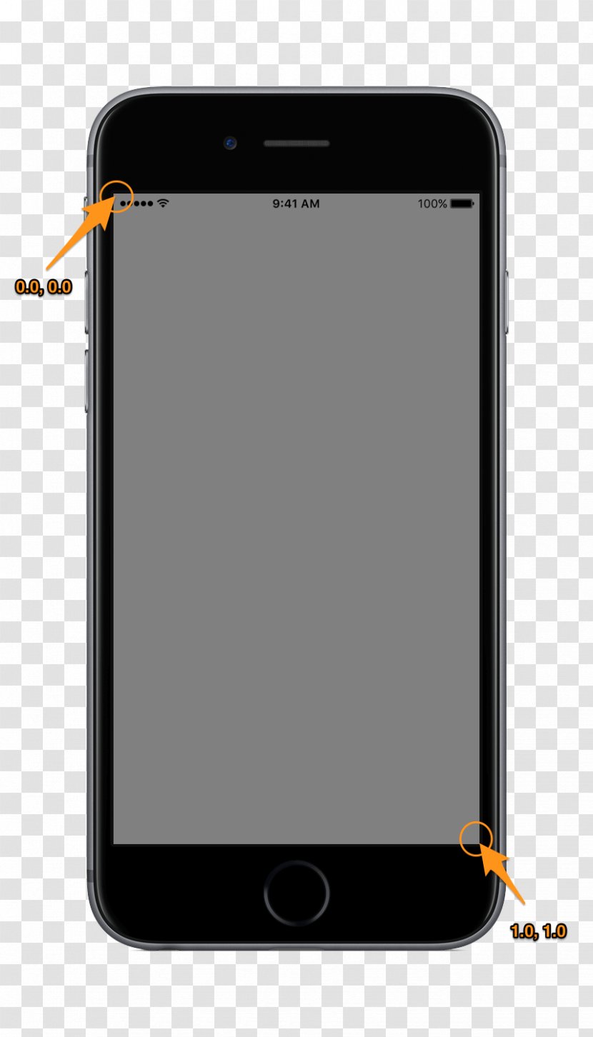 Smartphone IPhone 8 Color - Gadget Transparent PNG