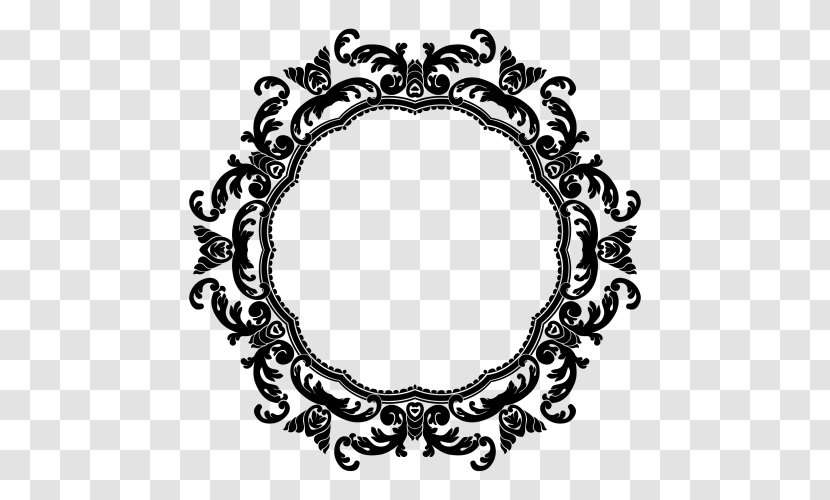 Picture Frames Clip Art - Black And White - Chinese Border Transparent PNG