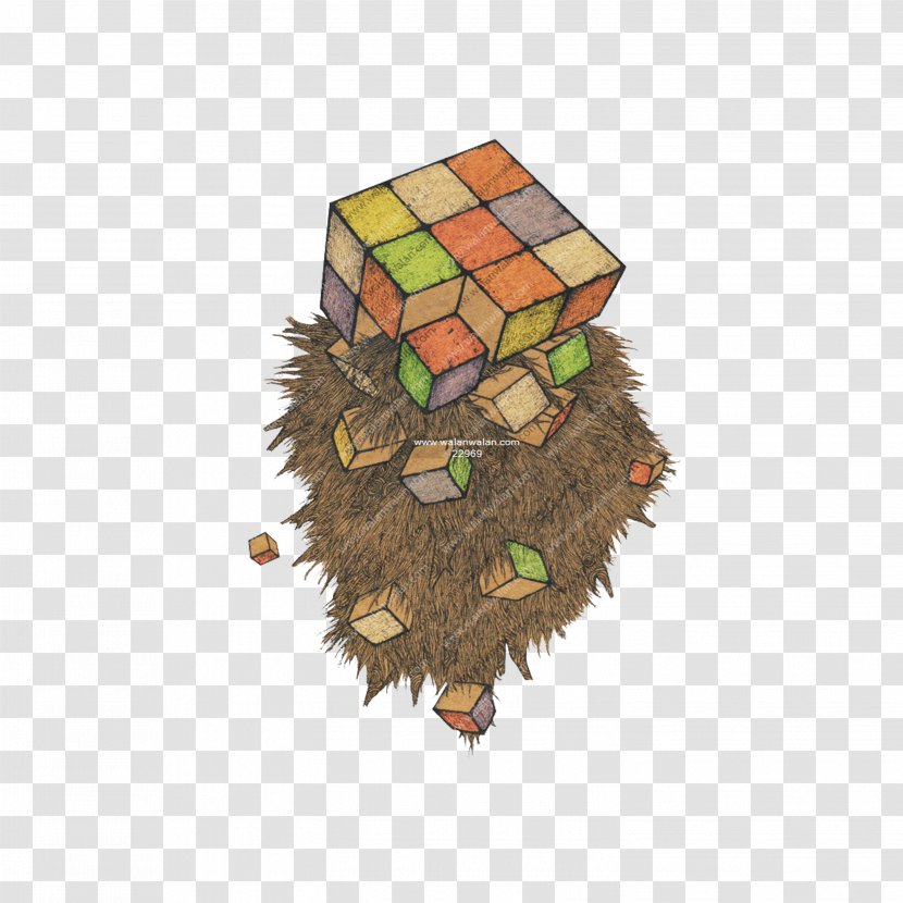 Rubiks Cube - Drawing - Creative Transparent PNG