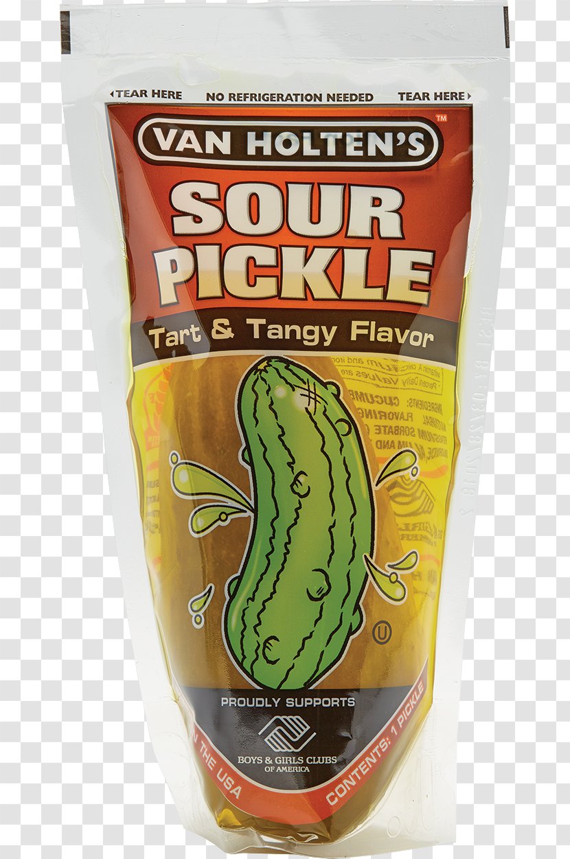 Pickled Cucumber Van Holten's Pickles Chicago-style Hot Dog Food - Condiment Transparent PNG