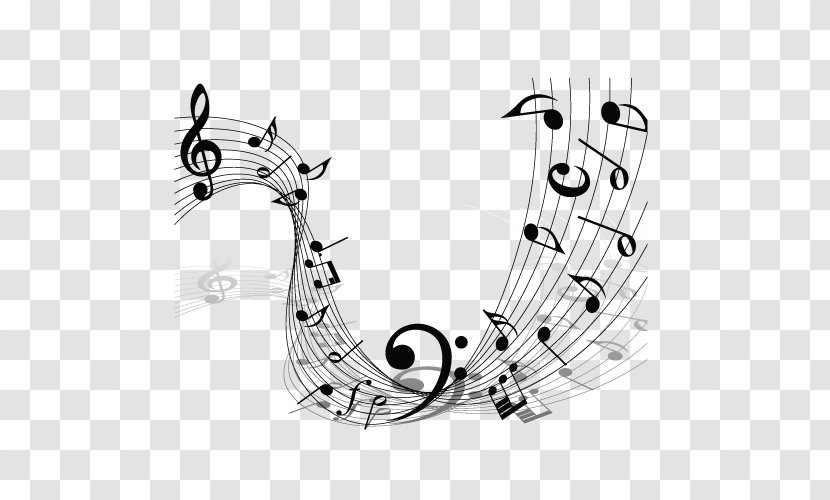 Musical Note Staff Clef - Flower Transparent PNG