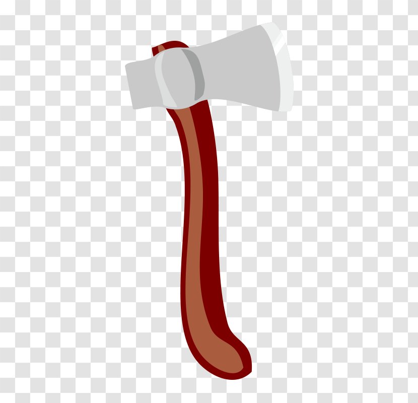 Hand Axe Icon - Red - Ax Transparent PNG