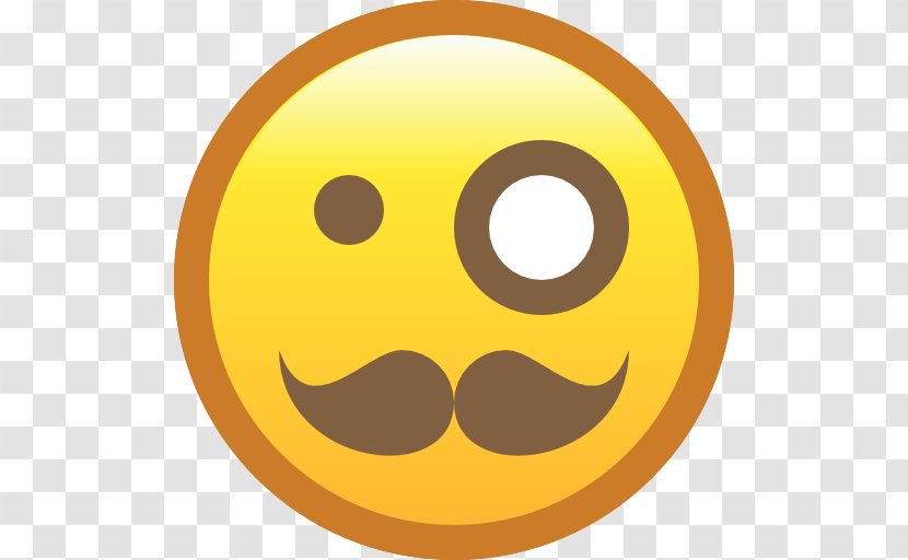 Emoticon Smiley Yellow Clip Art - Gentleman Transparent PNG