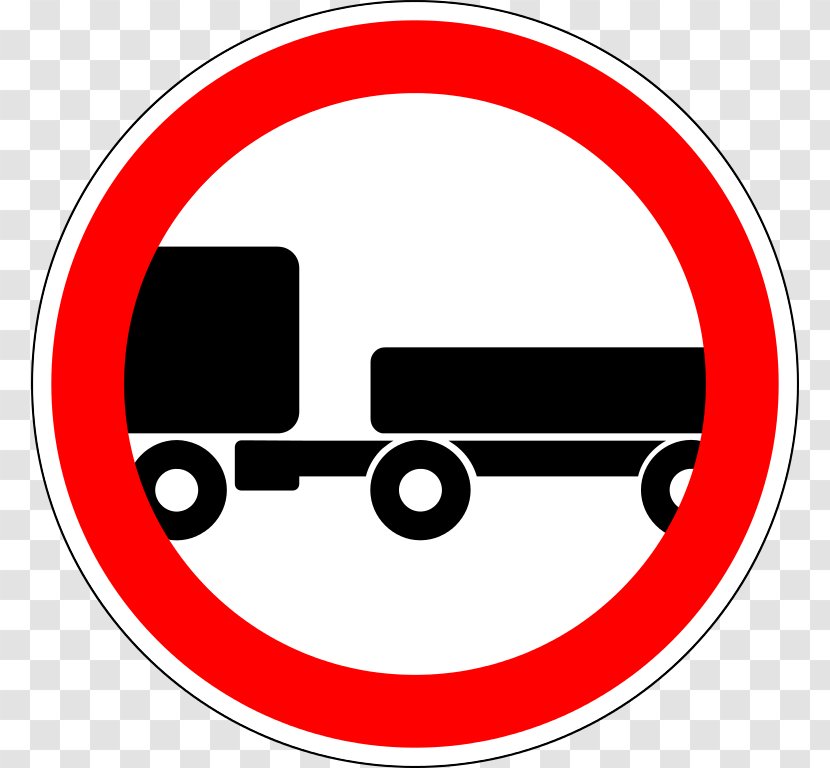 Car Prohibitory Traffic Sign Trailer Code - Text Transparent PNG