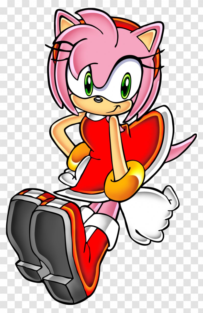 Sonic Adventure 2 Amy Rose The Hedgehog Shadow - Heart Transparent PNG