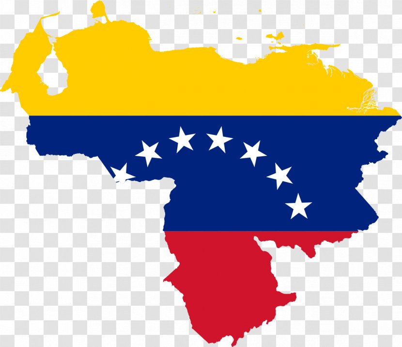 Flag Of Venezuela Map National - Mapa Polityczna - Aruba Transparent PNG