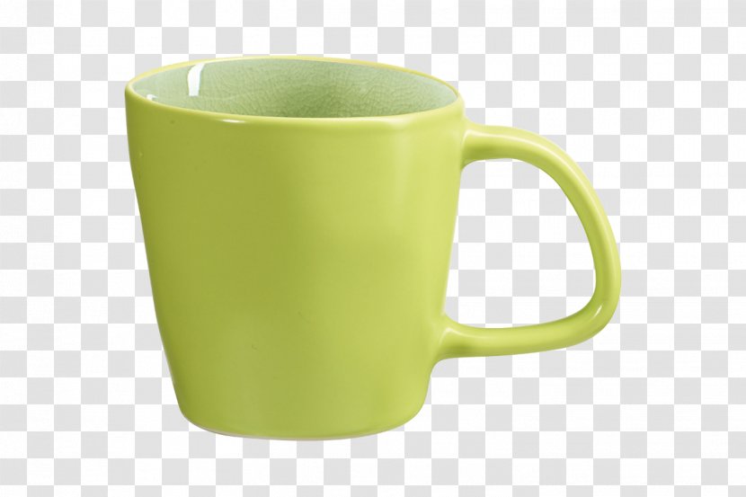 Coffee Espresso Tea Mug Ceramic - Pistache Transparent PNG