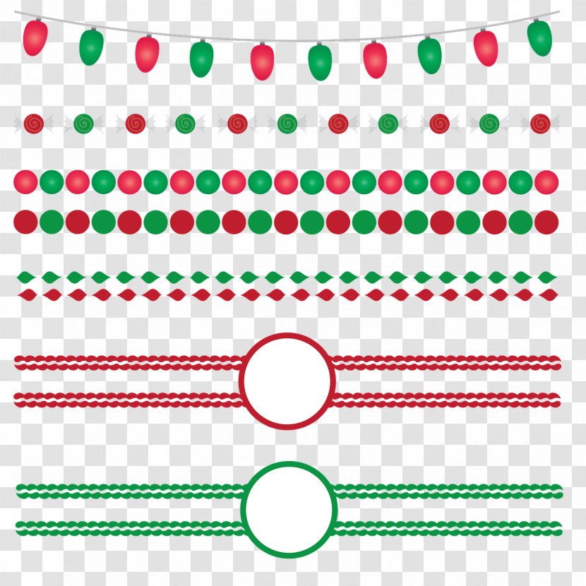 Christmas Decoration Borders And Frames Clip Art - Holiday Transparent PNG