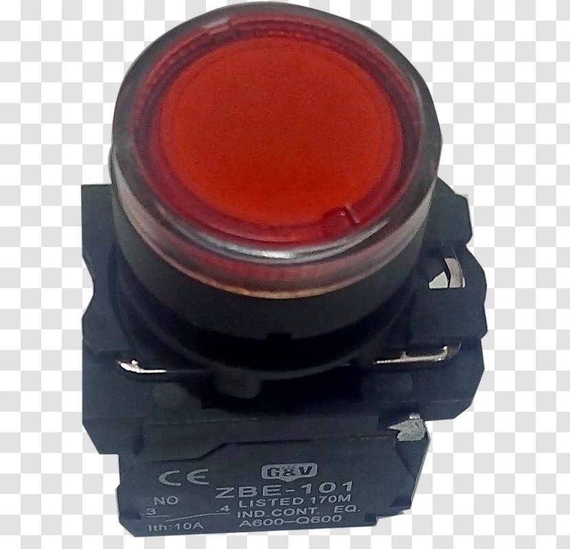 Push-button Electronic Component Light-emitting Diode Contactor Plastic - Lightemitting - Light Transparent PNG