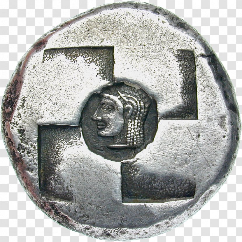 Ancient Greece Coin Stater Tetradrachm Swastika - Corinth Transparent PNG