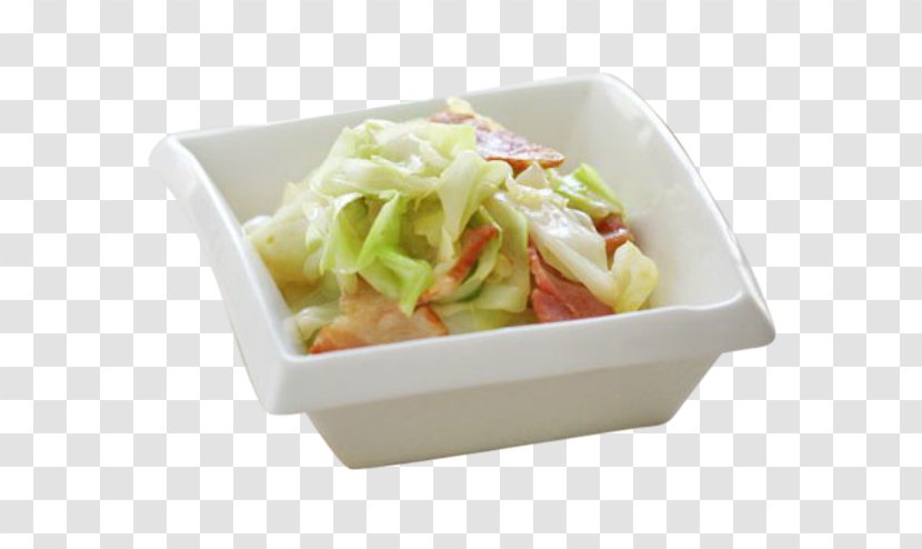 Bacon And Cabbage Chicken Fried Stir Frying - Thousand Island Dressing Transparent PNG