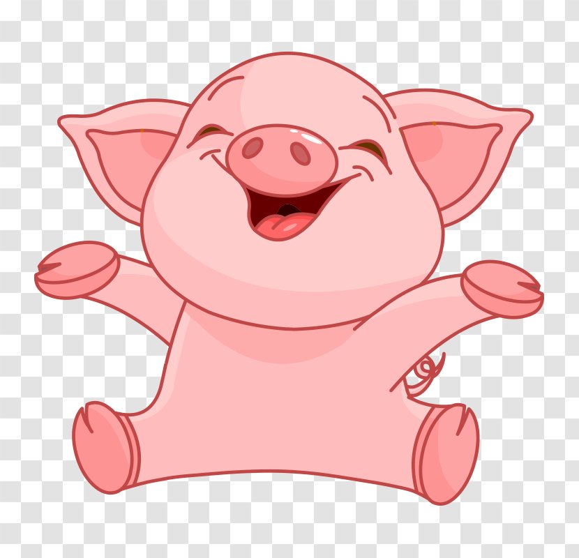 Domestic Pig Piglet Vector Graphics Stock Illustration - Livestock - Little Transparent PNG