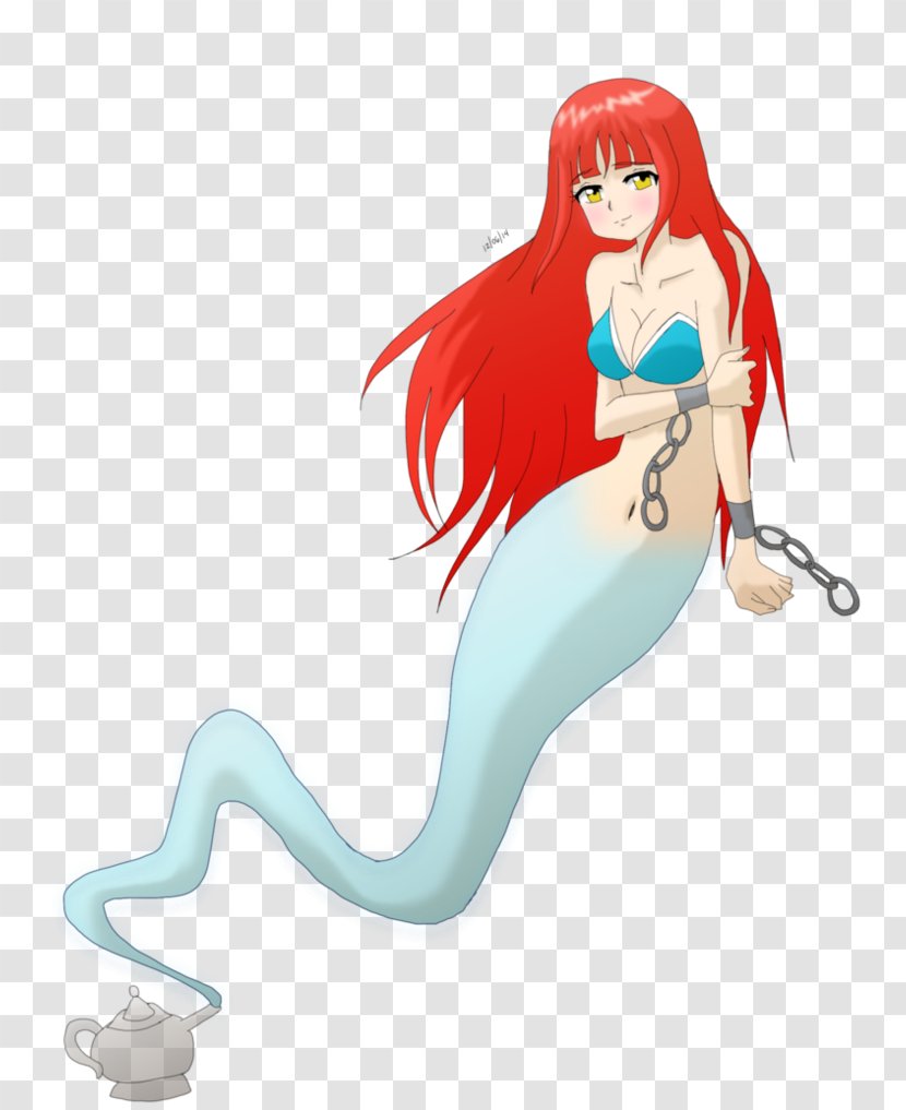 Mermaid Cartoon Tail Microsoft Azure - Watercolor Transparent PNG