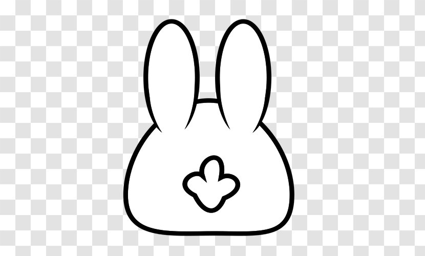 European Rabbit Drawing Easter Bunny Clip Art - Heart - Bunnies Vector Transparent PNG