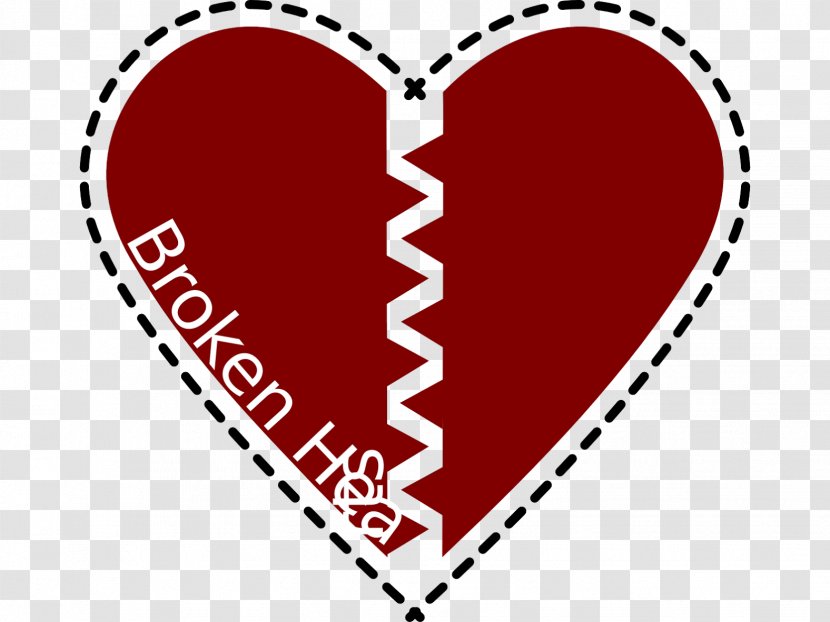 Broken Heart Clip Art Vector Graphics Love - Silhouette - Don't Cry Over Spilled Milk Day Transparent PNG