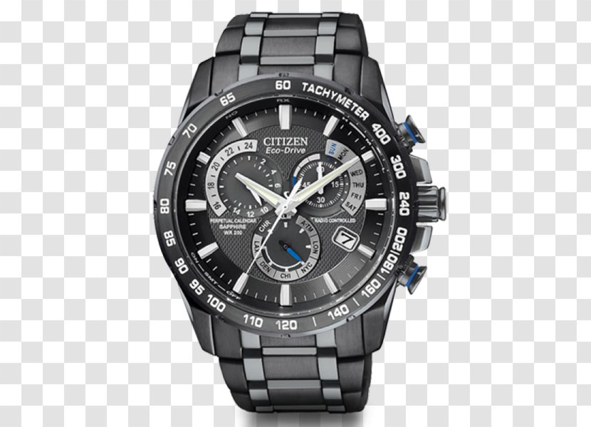 CITIZEN Eco-Drive Perpetual Chrono A-T Citizen Holdings Watch Chronograph - Ecodrive Transparent PNG