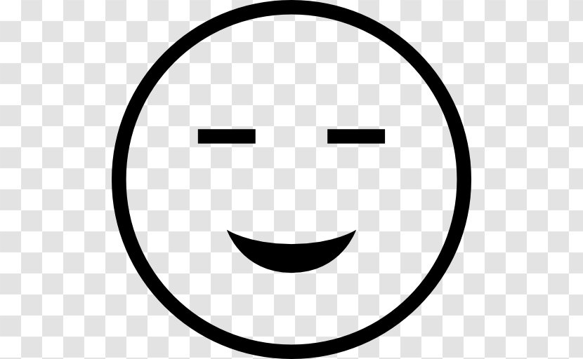 Emoticon Wink Smiley - Line Art - Emotionsfaces Transparent PNG