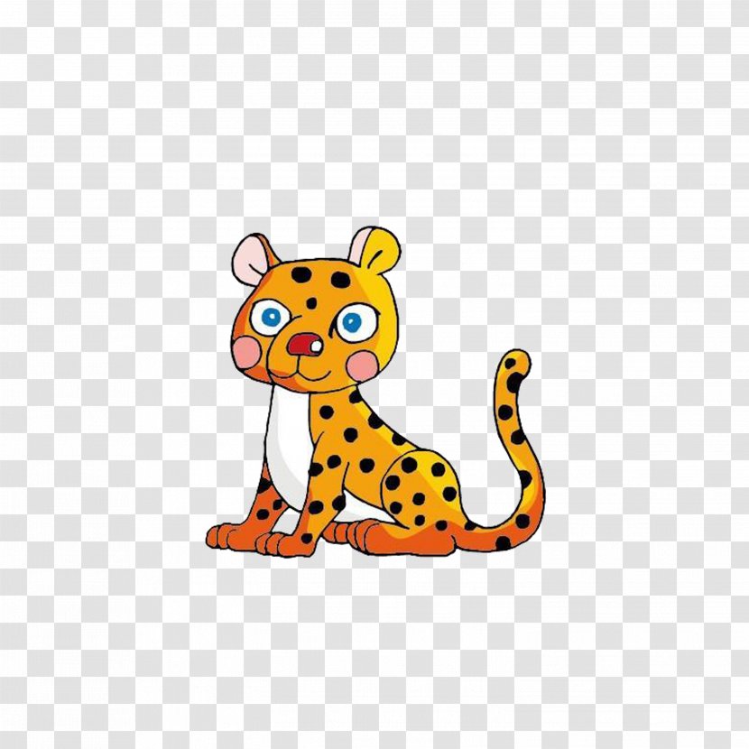 Cheetah Tiger Cartoon Felidae - Cat Like Mammal - Leopard Transparent PNG