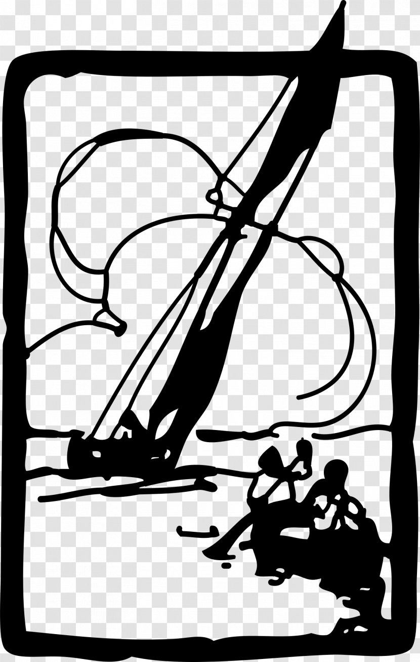 Sailing Sailboat Clip Art - Line Transparent PNG