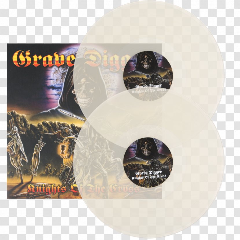 Knights Of The Cross Grave Digger Phonograph Record Heavy Metal LP - Deus Vult Transparent PNG