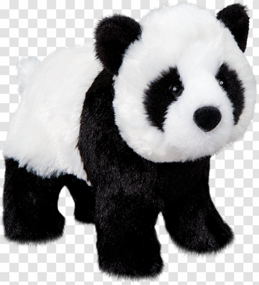 Giant Panda Bear Red Stuffed Animals & Cuddly Toys Tropical Woody Bamboos - Watercolor Transparent PNG