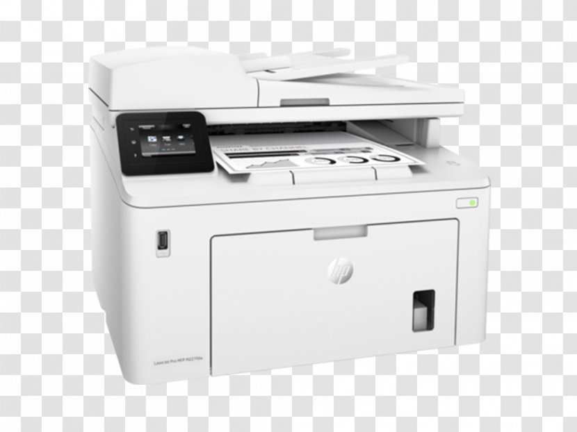Hewlett-Packard Multi-function Printer HP LaserJet Pro MFP M227 Laser Printing - Toner - Multifunction Transparent PNG