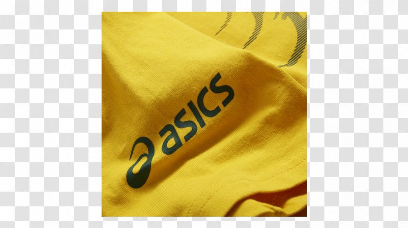 ASICS Brand Font - Yellow - Wallaby Transparent PNG