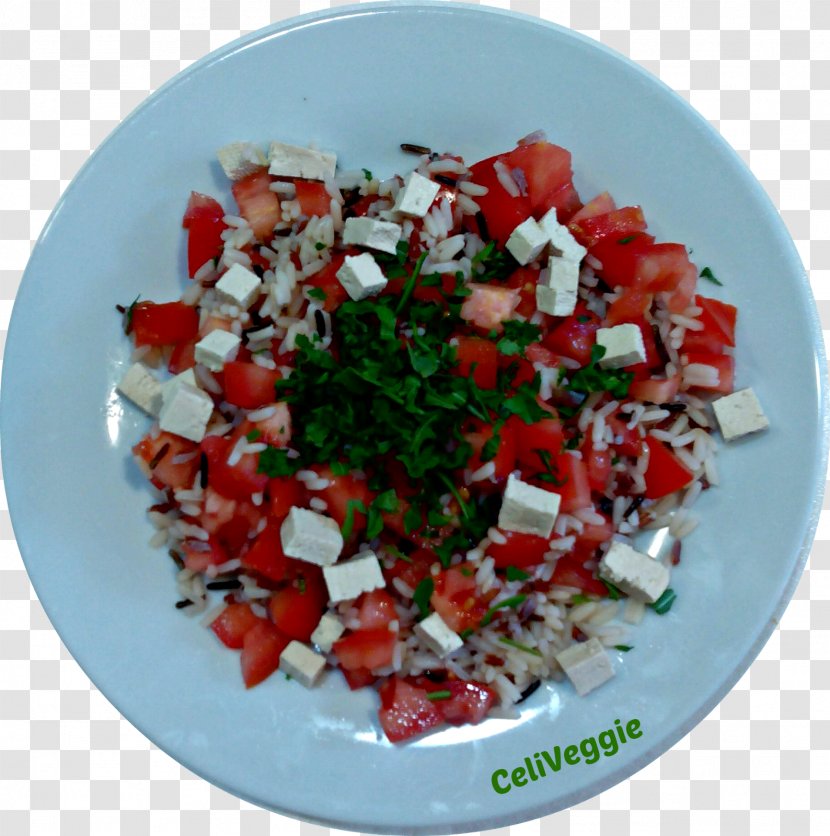 Salad Pico De Gallo Vegetarian Cuisine Recipe Vegetable - Fast Food Transparent PNG