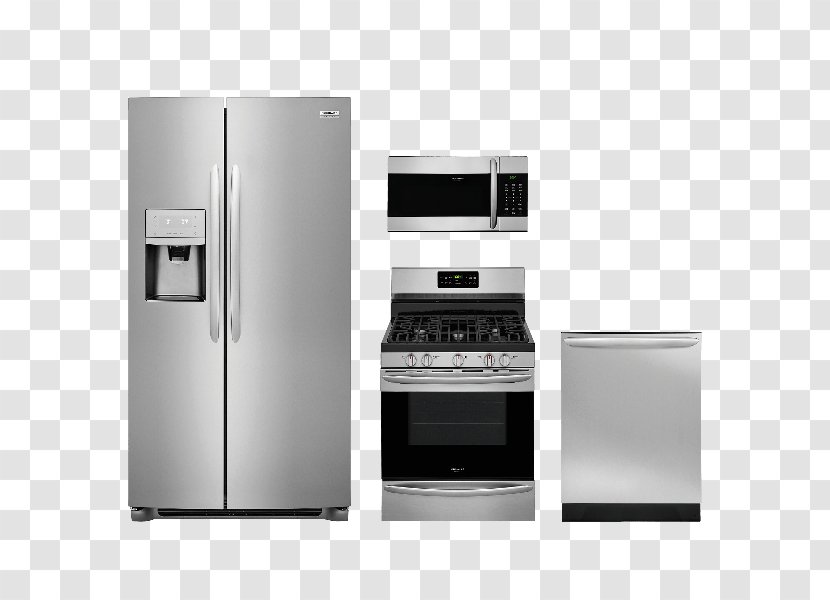 Frigidaire Home Appliance Refrigerator Cooking Ranges Kitchen - Furniture Transparent PNG