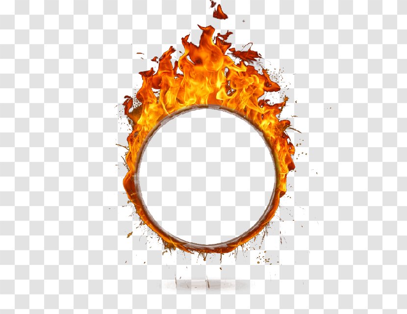 Fire Ring Light Flame - Candle Transparent PNG
