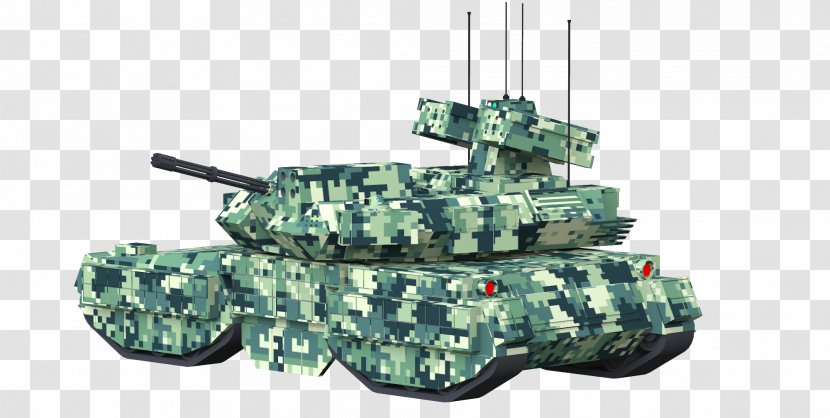 Tank Type 77 Military Camouflage Transparent PNG