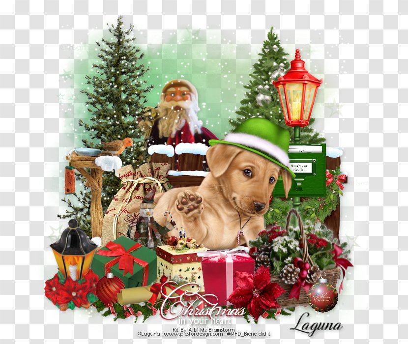 Christmas Tree Santa Claus Ornament Dog Transparent PNG