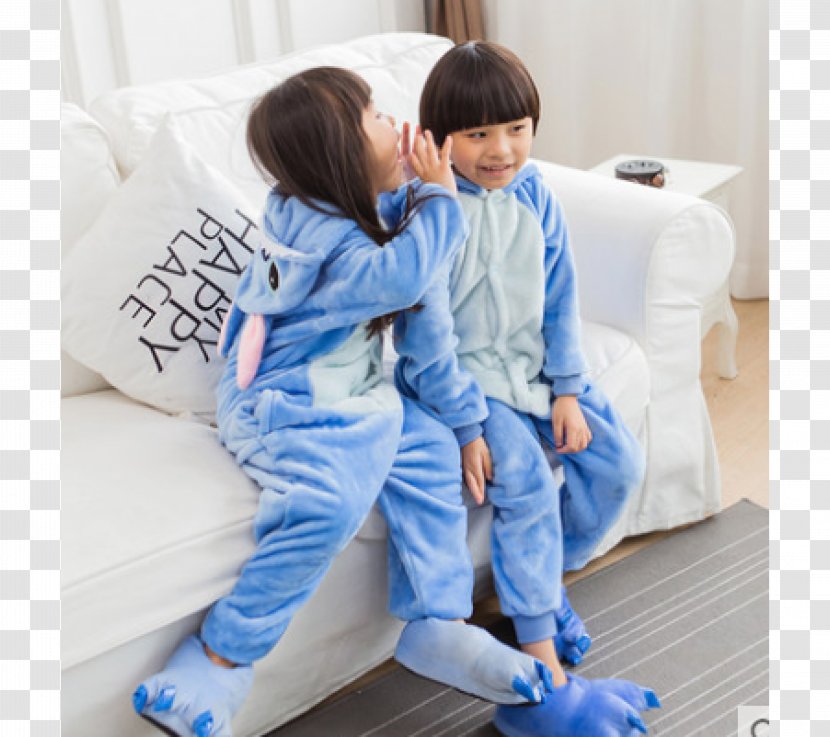 Stitch Pajamas Kigurumi Cosplay Costume - Material Transparent PNG