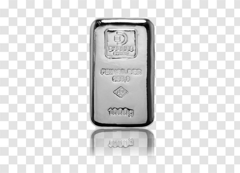 Silver Gold Bar Ingot AMI DODUCO GmbH - London Bullion Market Transparent PNG