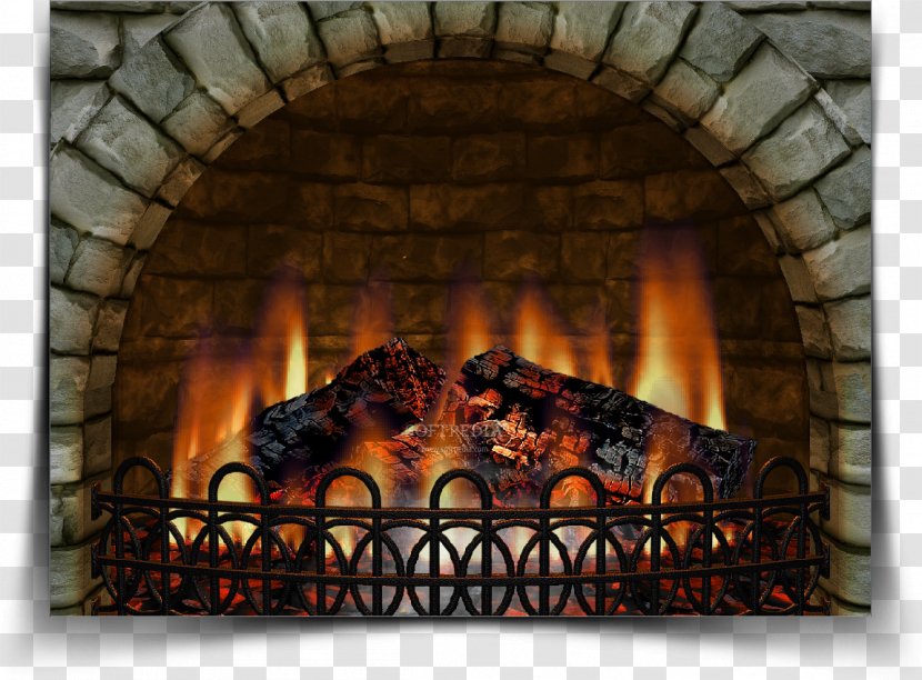 Fireplace Fire Screen Screensaver Hearth Light - Candle - 3d Transparent PNG