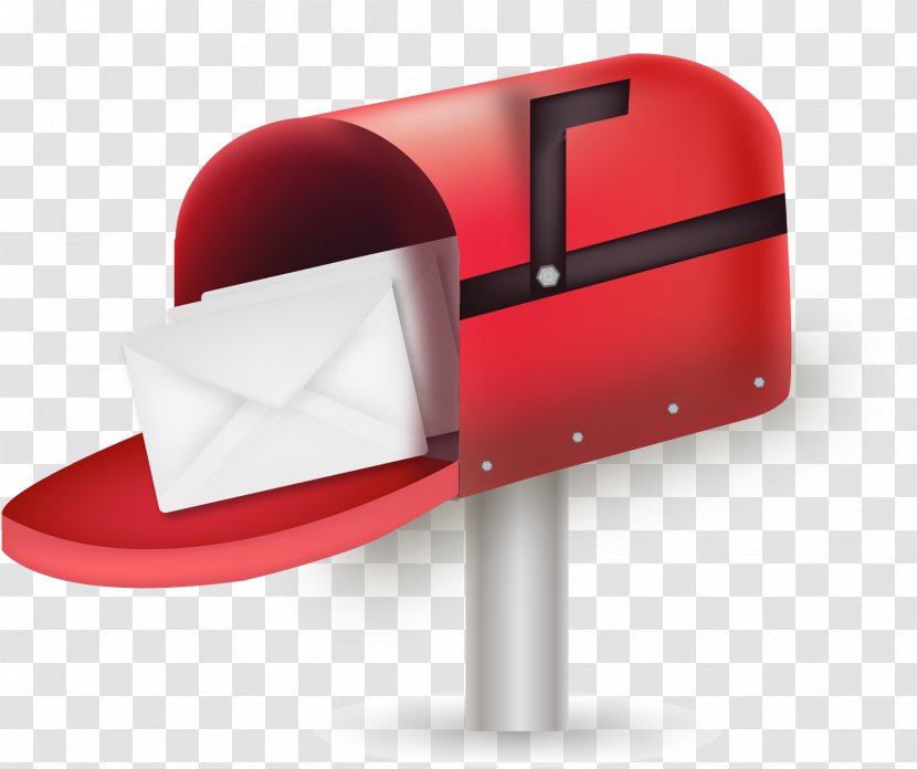 Post Box Letter - Vector 3D Mailbox Transparent PNG