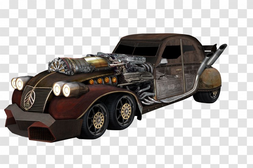 Inventor Builds Steampunk Inspired Automatron Car Interior Design Services - Deviantart - Vehicles Transparent PNG