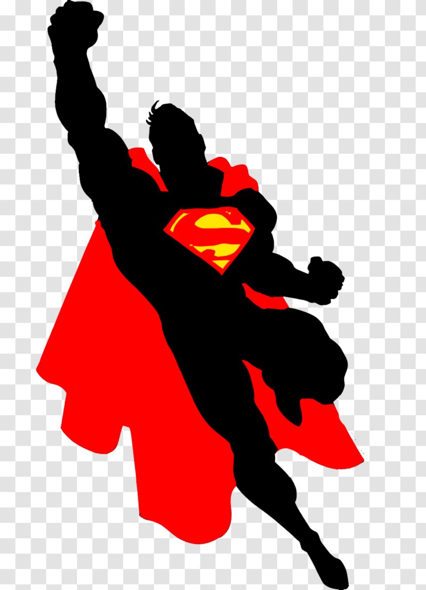 Superman Silhouette Art Superhero - Jerry Siegel - POP ART Transparent PNG
