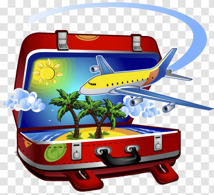 Arabian Travel Market Suitcase Tourism Hotel - Mode Of Transport Transparent PNG
