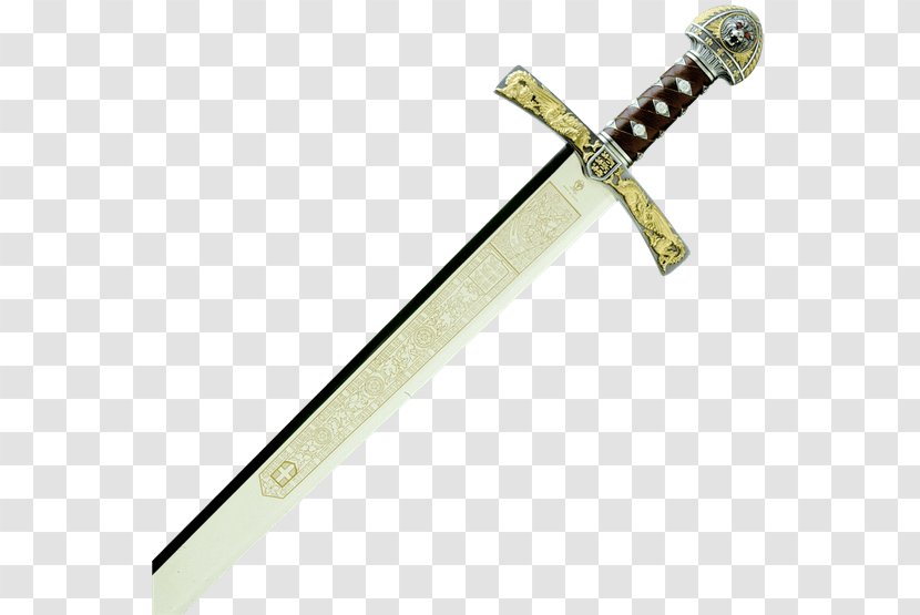 Knightly Sword King Arthur Excalibur Espadas Y Sables De Toledo - Knight Transparent PNG