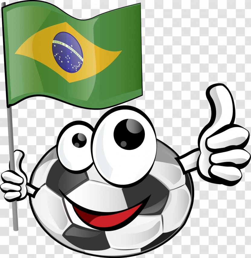 Football Drawing Illustration - Caricature - Brazil Rio Decorative Elements Transparent PNG