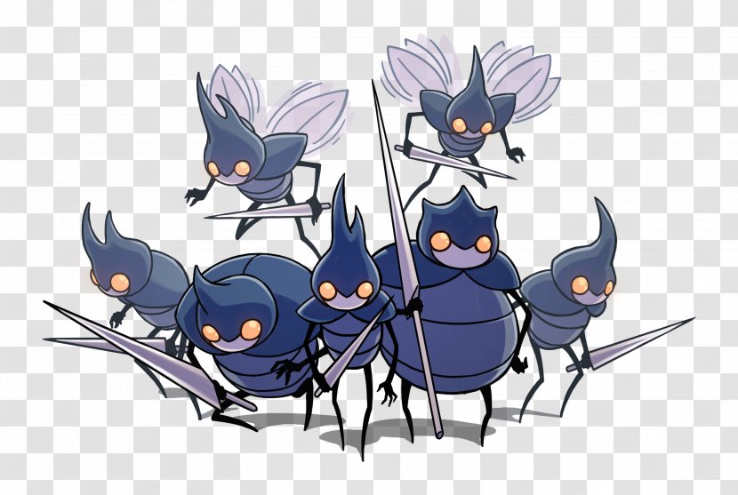 Hollow Knight Art Drawing Team Cherry - Flower - Hollowed Out Guardrail Transparent PNG