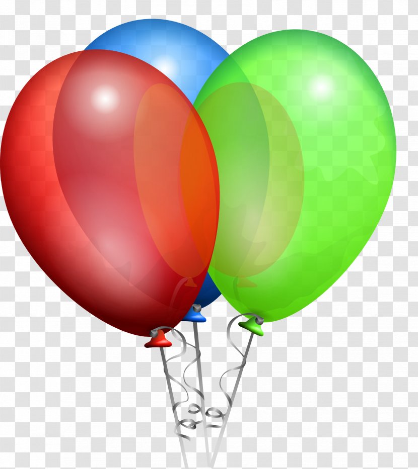 Hot Air Balloon Birthday Party Clip Art - Heart - Cartoon Transparent PNG